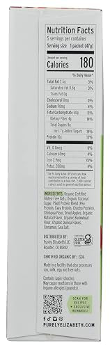 Purely Elizabeth Apple Harvest Crumble Instant Protein Oatmeal, 7.6 Ounce