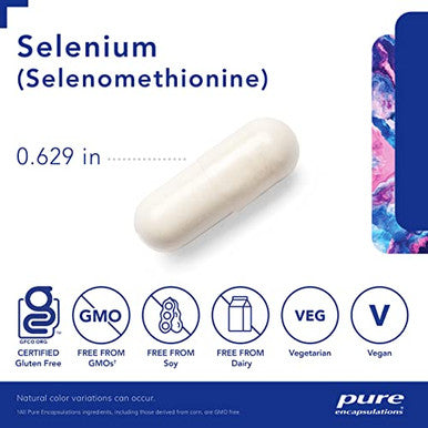 Pure Encapsulations Selenium 200 mcg 60 vcaps