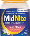 Midnite Deep Sleep Extra Strength 10 Mg Melatonin Sleep Aid Nonhabit Forming Herbal Dietary Supplement For Adults Drug Gluten Lactose Vegetarianfriendly 36 Gummies