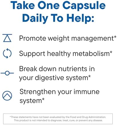 Dailynouri Weight Support Probiotic For Women & Men Supports Healthy Weight Management Metabolism Digestion & Gut Health 3 Clinically Studied Strains + Vegan Omega Oil 30Day Supply