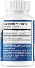 Neuropaway Elements Sacetylglutathione 400Mg Acid Resistant Capsules 60Ct (60 400Mg Capsules Per Bottle) 3Rd Party Tested Made In A Cgmp Facility