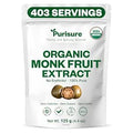 100% Monkfruit Extract Powder, Keto Friendly Sweetener, Monk Fruit, Sugar-Free, Non-GMO, Non-Glycemic (25% Mogroside V, 1.5oz / 42g)
