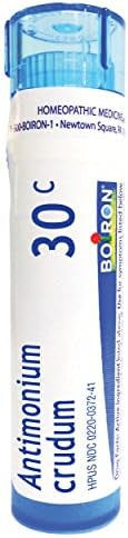 Boiron Antimonium Crudum 30C (Pack Of 5) Homeopathic Medicine For Indigestion