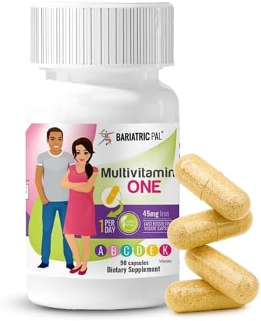 Bariatricpal Multivitamin One 1 Per Day Bariatric Multivitamin Capsule Iron Easy To Swallow Capsule Vitamin For Bariatric Surgery Patients 30 Count (1 Month Supply)