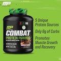 Muscle Pharm Combat 4Lb Chocolate Protein And Musclepharm Pure Creatine Monohydrate