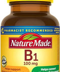 Nature Made Vitamin B1 100 Mg Tablets 100 Count For Metabolic Health