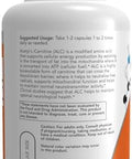 Now Foods Acetyl Lcarnitine 500 Mg 100 Caps