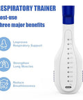 Comayjohn Respiratory TrainerExercise EquipmentAdjustable Pressure Setting Custom Resistance Easy To Clean Easy To Carry.