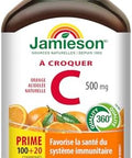 Jamieson Vitamin C Orange 500Mg 120 Tablets