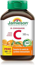 Jamieson Vitamin C Orange 500Mg 120 Tablets