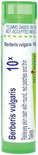 Boiron Berberis Vulgaris 10X For Skin Rash With Round Red Patches & Thin Flakes 80 Pellets