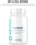 Revive Md Zinc Carnosine Supplement For Men & Women - Zinc & L-Carnosine To Support Gi Stomach Lining & Immune Health - Digestive Health Supplements Supports A Healthy Gut - 120 Vegetarian Capsules