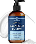 Nobi Nutrition Magnesium Lotion Relieves Muscle Cramps & Soreness Relaxation & Calming Support Topical Magnesium Cream For Leg Cramps Maximum Absorption Soothing Rub With Shea Butter 8 Oz