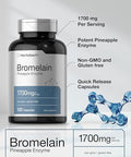 Horbaach Bromelain 120 Capsules 1700 Mg