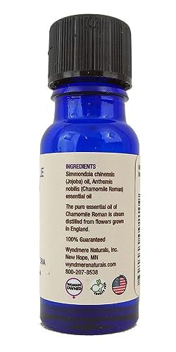 Wyndmere Chamomile Roman Essential Oil In Jojoba 100 Pure For Aromatherapy 10Ml