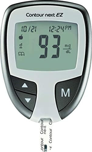 Ascensia Contour Next Ez Blood Glucose Monitor Allinone Kit With Test Strips Accurate Blood Sugar Monitor Easytouse Glucose Meter Portable And Reliable Diabetes Testing Kit
