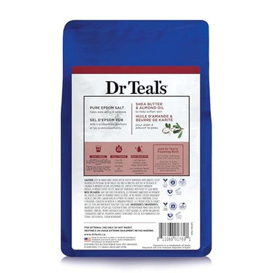 Dr Teal'S Epsom Salt Magnesium Soak Soften & Moisturize With Shea Butter & Almond Oil 3 Lbs