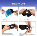 Crouvm Disposable Sleep Masks Bulk Blackout Blindfolds For Men Women Soft Eyemasks Adjustable For Sleeping Travel Yoga Light Blocking Night Eye Mask For Party Games Team Building 100 Packs