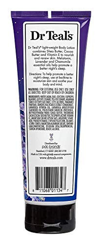 Dr Teal'S Melatonin Sleep Lotion Set (2 Pack 8 Oz Ea.) Nighttime Therapy Body Lotion Combines Shea & Cocoa Butter To Nourish And Protect Skin Promotes Better Sleep