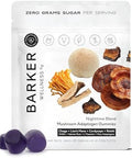 Barker Wellness Co Nighttime Vegan Sugar Adaptogen Mushroom Gummies " Reishi Lion'S Mane Chaga Cordyceps For Calm Rest & Recovery " Nongmo Sleep Support & Relaxation Supplement 60 Count