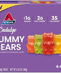Atkins Endulge Gummy Bears Low Sugar Keto Candy 6 Count