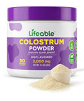 Lifeable Bovine Colostrum Powder 28 Servings 2000Mg