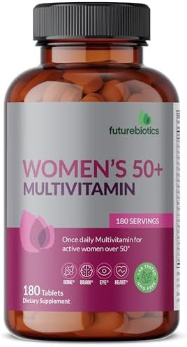 Futurebiotics Women'S 50+ Multivitamin Once Daily Multivitamin For Active Women Over 50 Nongmo 180 Tablets