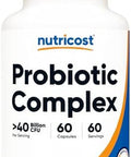 Nutricost Probiotic Complex (40 Billion Cfu) (60 Capsules) Gmo Gluten