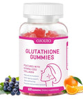 Ojoijio Glutathione 5000Mg Gummies With Marine Collagen - Skin Brightening & Anti-Aging Supplement Supports Wrinkle & Dark Spot Reduction - Halal Gmp Certified 60 Chewables