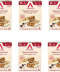 Atkins Blueberry Greek Yogurt Flavor High Protein Bar 15G Protein 3G Sugar 5G Net Carb High Fiber Snacks Keto Friendly Protein Bars 4 Count (Pack Of 6)
