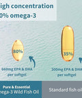Advanced Omega-3 Wild Fish Oil & Vitamin D3 1000Iu, 1-A-Day, Triglyceride Form Epa & Dha Fatty Acids, Fast-Acting Rtg, Ultra Pure & Non-Gmo, 60 Softgels, By Igennus