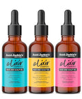 Aunt Jackie'S Curls & Coils Elixirs Essentials Hair & Scalp Oils Collection Biotin Rosemary & Mint Collagen Tea Tree & Eucalyptus Saw Palmetto Jamaican Black Castor & Grapeseed Oils (3 Products