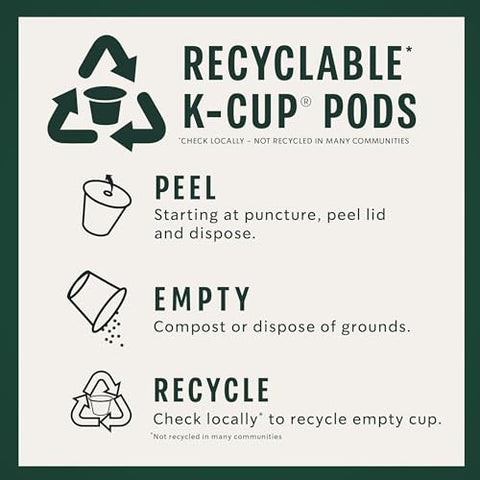 Starbucks K-Cup Coffee Pods, Peppermint Mocha Naturally Flavored Coffee for Keurig Brewers, 100% Arabica, Limited Holiday Edition, 6 Boxes (60 Pods Total)