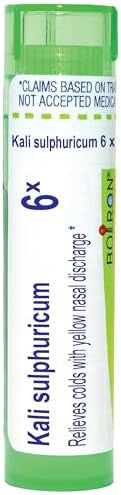Boiron Kali Sulphuricum 6X For Colds With Nasal Discharge 80 Pellets