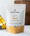 Sprout Living Organic Gelatinized Maca Root Powder Superfood Adaptogen 1 Lb