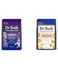Dr Teal'S Pure Epsom Salt SoakSleep Blend With MelatoninLavender & Chamomile Essential Oils & Salt Soak With Pure Epsom SaltGlow & Radiance With Vitamin C & Citrus Essential Oils