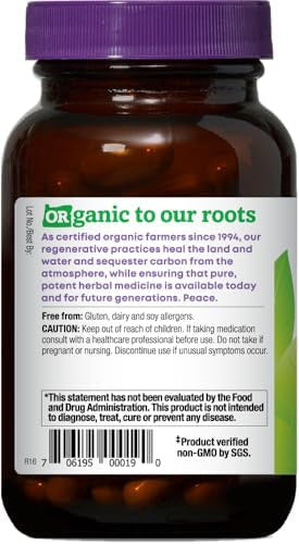 Oregon'S Wild Harvest Milk Thistle Organic Nongmo Herbal Supplement Pullulan (Plant Sourced) Vegan Capsules 180 Count