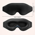 Arvyne Sleep Mask For Side Sleepers 100% Blackout Eye Mask For Sleeping With 3D Deep Contoured Cups Zero Pressure Lash-Friendly Adjustable Light Blocking Travel Mask For Men & Women Black