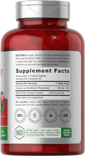 Horbaach Apple Cider Vinegar Caplets 3200Mg