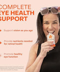 Healthycell Eye Health Daily Liquid Supplement - Eye Vitamins & Minerals With Lutein Zeaxanthin Astaxanthin & Beta Carotene For Sight Care & Macular Support - 30 Gel Packs