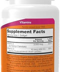 Now Supplements Vitamin A & D 10000/400 Iu Eye Health Essential Nutrition 100 Softgels