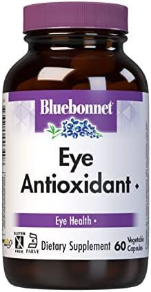 Bluebonnet Eye Antioxidant With Zeaxanthin Formula Vegetarian Capsules 60 Count