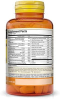 Mason Natural Vitrum 50 + Adultmulti Iron Vitamins A C D E K B Folate Calcium Iron Zinc Potassium Magnesium 100 Tablets