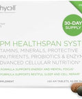 Healhtycell Am/Pm Healthspan System - 90+ Vitamins Minerals Protective Phytonutrients Probiotics & Enzymes For Advanced Cellular Nutrition - 60 Am Tablets & 60 Pm Tablets
