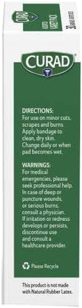 Curad Assorted Adhesive Bandages 4-Sided Seal Variety Pack Perfect for First Aid Kit 30 Count Pack of 6