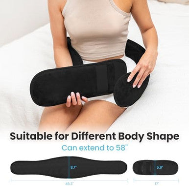 Comfier Cordless Back Heating Pad For Back PainLower Back Massager3 Massage Modes & 2 Vibration IntensityAuto Shut OfExtend To 58"