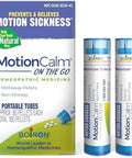 Boiron Motioncalm On The Go Relief For Nausea Vomiting Or Dizziness Associated With Motion Sickness Due To Travel Amusement Rides And Video Games Or Vr Nondrowsy 2 Count (160 Pellets)
