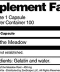 Terravita Queen Of The Meadow Root - 450 Mg (100 Capsules, Zin: 516971)