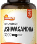 Sundance Ashwagandha Capsules 3000Mg 60 Count Extra Strength Formula With Black Pepper Extract Nongmo And Gluten Supplement