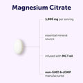 Micro Ingredients Magnesium Citrate 1000 Mg Per Serving 240 Softgels Magnesium Supplements For Men And Women Made With Mct Oil Non-Gmo Gluten Free